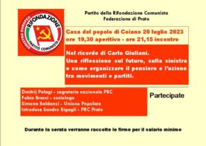 Prato 20 luglio