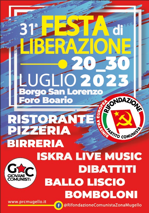 festa liberazione Borgo San Lorenzo 2023