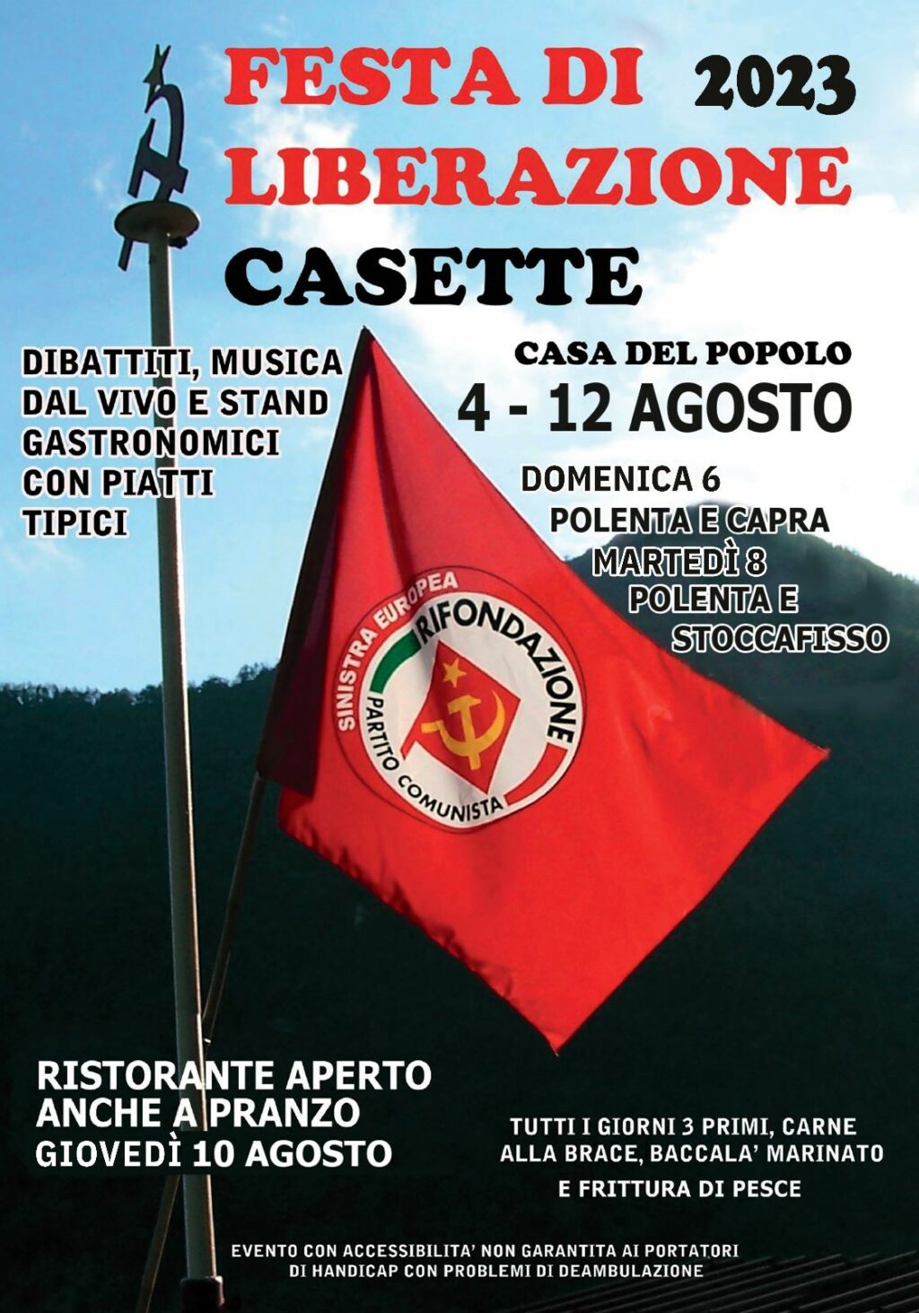 festa liberazione casette 4 12 agosto 2023
