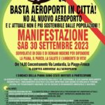 Sabato 30 settembre manifestazione No aeroporto di Firenze