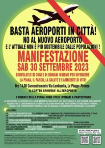 200923 manif no aeroporto firenze