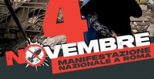 Fuori l’Italia dalle guerre. Il 4 novembre manifestazione nazionale a Roma1