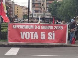 5 sì al referendum giugno 2025